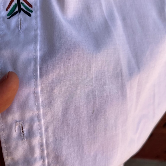 Vintage MODIT custom art painted southwestern print white button up shirt Small - Picture 3 of 11